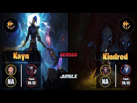 Svenskeren KAYN (Jungle) [Conqueror] VS KINDRED - Grandmaster NA Patch 10.13