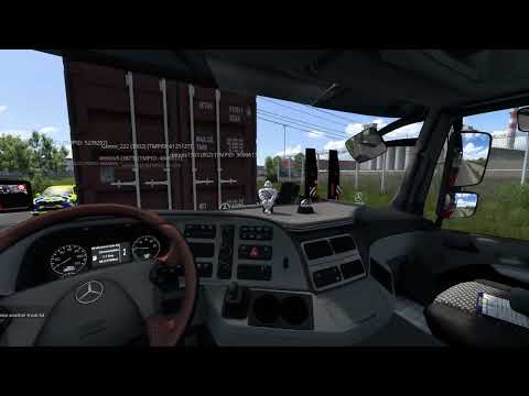 ETS2 - Actros 1841 Full DLC - TMP - Rotterdam - Calais - Part 2 - ASMR - POV - Beam Eye - 1.57