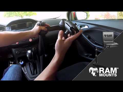 Ram Mounts - No-Drill Laptop Mount for the Ford Transit Vans