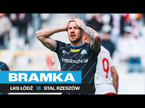 WIDEO: ŁKS Łódź - Stal Rzeszów 1-0 [BRAMKA]