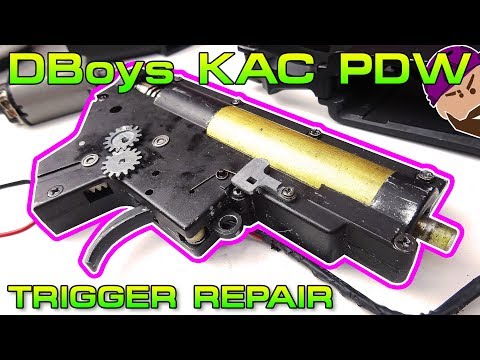 Airsoft DBoys KAC PDW | Ver2 Trigger Contacts | Went a bit Sideways!