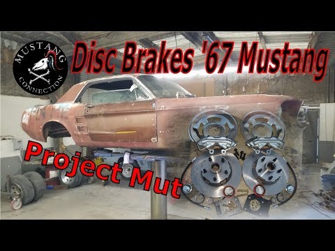 Power Disc Brake Conversion 1967 Ford Mustang Desert Save Project Mut