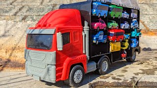 Tayo the Little Bus 17 types of miniature cars & big red truck