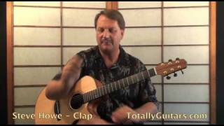 Steve Howe - Yes - Clap Acoustic Guitar lesson