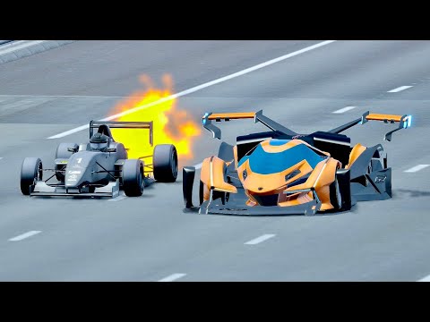Lamborghini V12 GTR vs Formula Jet Engine - Drag Race 20 KM