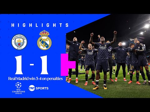 UCL Holders Are Out! 🤯 | Man City 1-1 Real Madrid (3-4 on penalties) | #UCL Quarter-Final Highlights