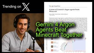 Gemini 4 Argon Agents Beat Minecraft Together