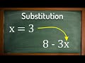Algebra Substitution - GCSE Maths