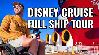 Full Disney Cruise Ship Tour... in a Wheelchair! 🛳♿️