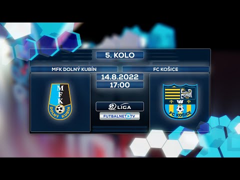 2.liga 2022/2023 5.kolo: MFK Dolný Kubín - FC Košice (zostrih)