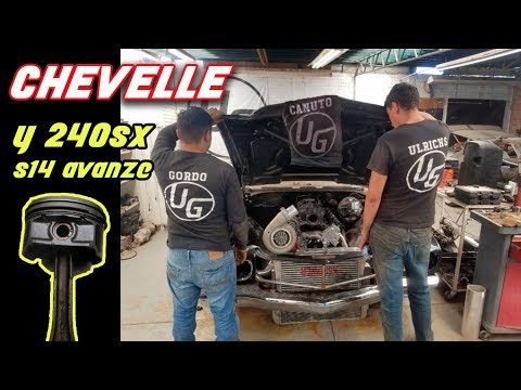 UG Avances chevelle ss ls 80mm turbo y 240sx ka24det gt2871r pistones de qr25