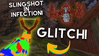 Use the SLINGSHOT in INFECTION Lobbies! | Glitch! (Gorilla Tag vr)