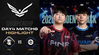 FINF vs Divine - DAY4 MATCH8 하이라이트｜2026 서든어택 챔피언십 시즌1