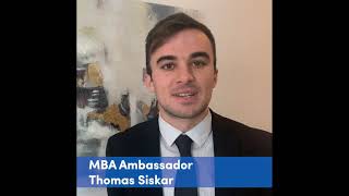 Thomas Siskar talks about why he chose the UB MBA.