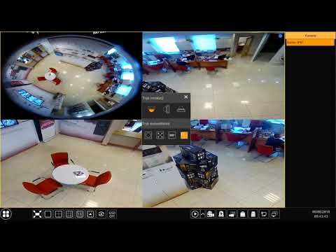 Novus NVR 6000   Cooperation with fish eye cameras