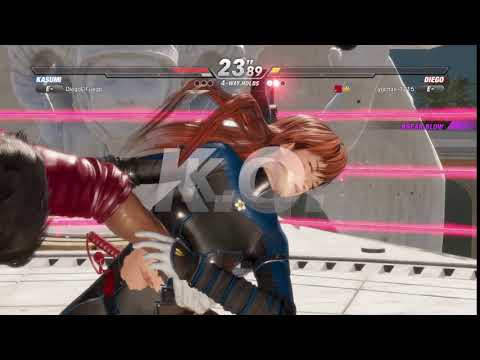 Kasumi eats it hard. DEAD OR ALIVE 6 Online Beta Test