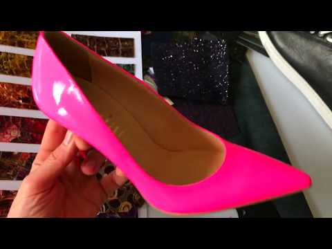Neon Pink Pumps