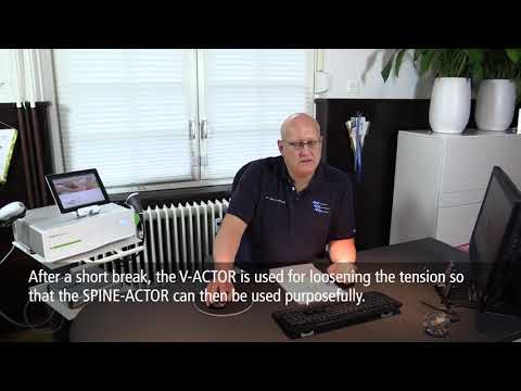 Storz Medical Product video Applicateurs Spine Actor Masterpuls