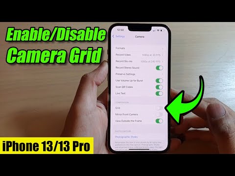 iPhone 13/13 Pro: How to Enable/Disable Camera Grid