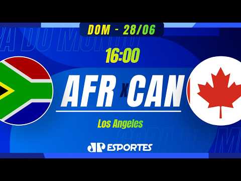 África do Sul x Canadá – AO VIVO – 28/06/2026 – Copa do Mundo
