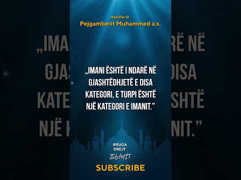 Turpi është një kategori e imanit #shorts #shqip #ligjerataislame