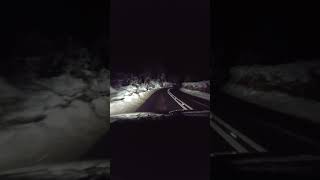 Mercedes GLC snowy conditions multibeam LED adaptive auto lights