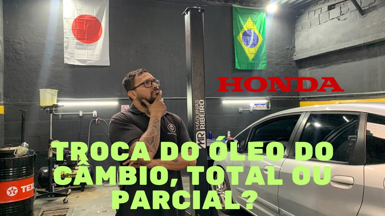 Honda óleo do câmbio troca total ou parcial ?
