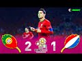 Portugal 2-1 Netherlands - EURO 2012 - Cristiano Ronaldo's Double - Full HD