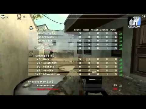 COD4 Qnatek Summer Battle  Western Wolves vs Audere Semper Group ARound 7Start