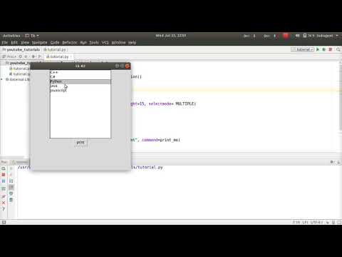 Python Gui Tutorial 27 Listbox Methods Part 3