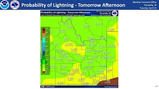 04/14/26 Hazard Briefing - Quieter Today; Mid Week Storm Remains on Track
