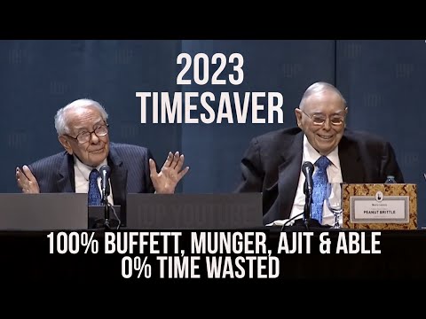 TIMESAVER 2023 Berkshire Hathaway Annual Meeting with Charlie Munger & Warren Buffett