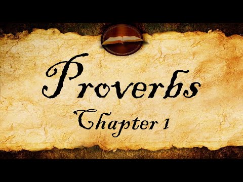 Proverbs Chapter 1 | KJV Audio (With Text)