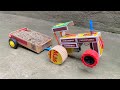 How To Make Matchbox Tractor With Trolley DIY Matchbox Truck Using DC Motor