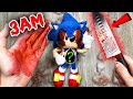 (WHAT'S INSIDE?) CUTTING OPEN SONIC.EXE DOLL AT 3AM!! *SONIC THE HEDGEHOG IS REAL*