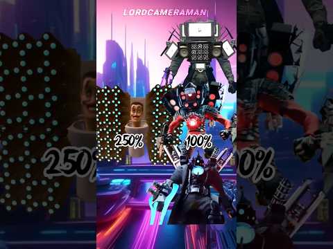 Upgraded Gman Toilet 100% vs Upgraded Titan Trio 100%#skibiditoilet #viral @DaFuqBoom