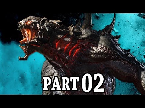 Let's Play Evolve Gameplay German Deutsch Part 2 - Mini Goliath, meine kleinen Söhne (Nest)