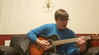 Green Day Give Me Novacaine guitar lesson, chords and cover