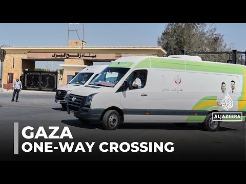 Israel accused of ‘manoeuvring’ as it says Gaza crossing open one way only