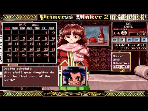 Princess Maker 2 Blind - Housewife Ending - Part 3: Age 14-16