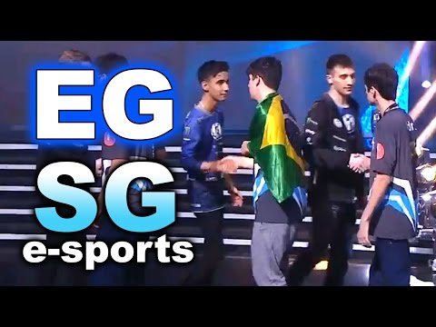 EG vs SG e-sports Brazil - KIEV MAJOR EPIC! LEGENDARY DOTA 2