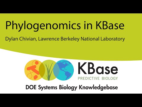 Phylogenomics in KBase Webinar - 22 April 2020