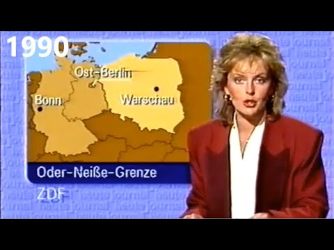 ZDF 04.07.1990 - "heute journal" in der Halbzeit des WM-Halbfinals Deutschland v. England