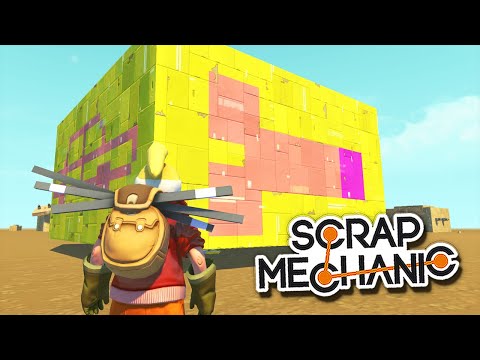КЛАУД создает ПОДАРОК для ГЛЮКА в SCRAP MECHANIC