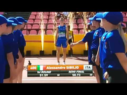 Finale 400 Hs Uomini-Campionati Mondiali Under 20 a Tampere il 14/07/2018