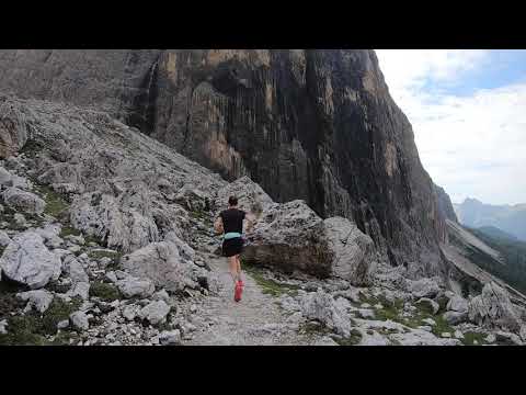 Maude Mathis and Judith Wyder at Dolomyths Run 2019 (canazei)