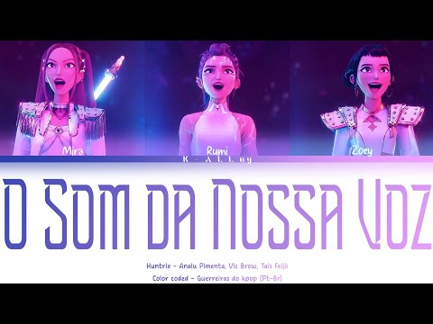 HUNTRIX - 'O SOM DA NOSSA VOZ' letra (Color coded / Pt-Br) by K-ALLny