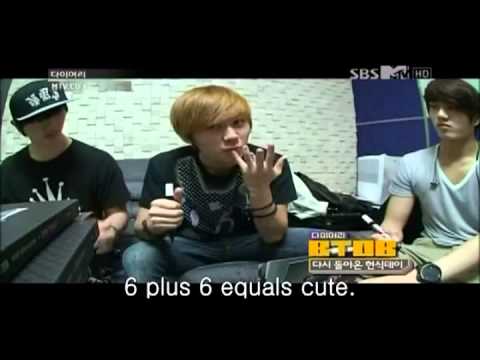 BTOB Ilhoon created " gwiyomi / kiyomi player " [first time in MTV Diary Ep.24 [cut]]