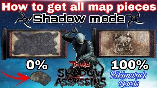 All map pieces collection of Shadow Mode Rikimaru's Levels In Tenchu Shadow Assassins