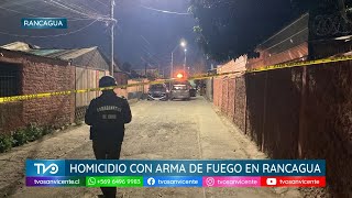 Homicidio con arma de fuego en Rancagua